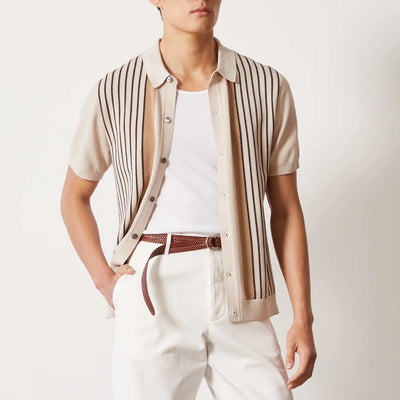 Knit Polo Shirt for men