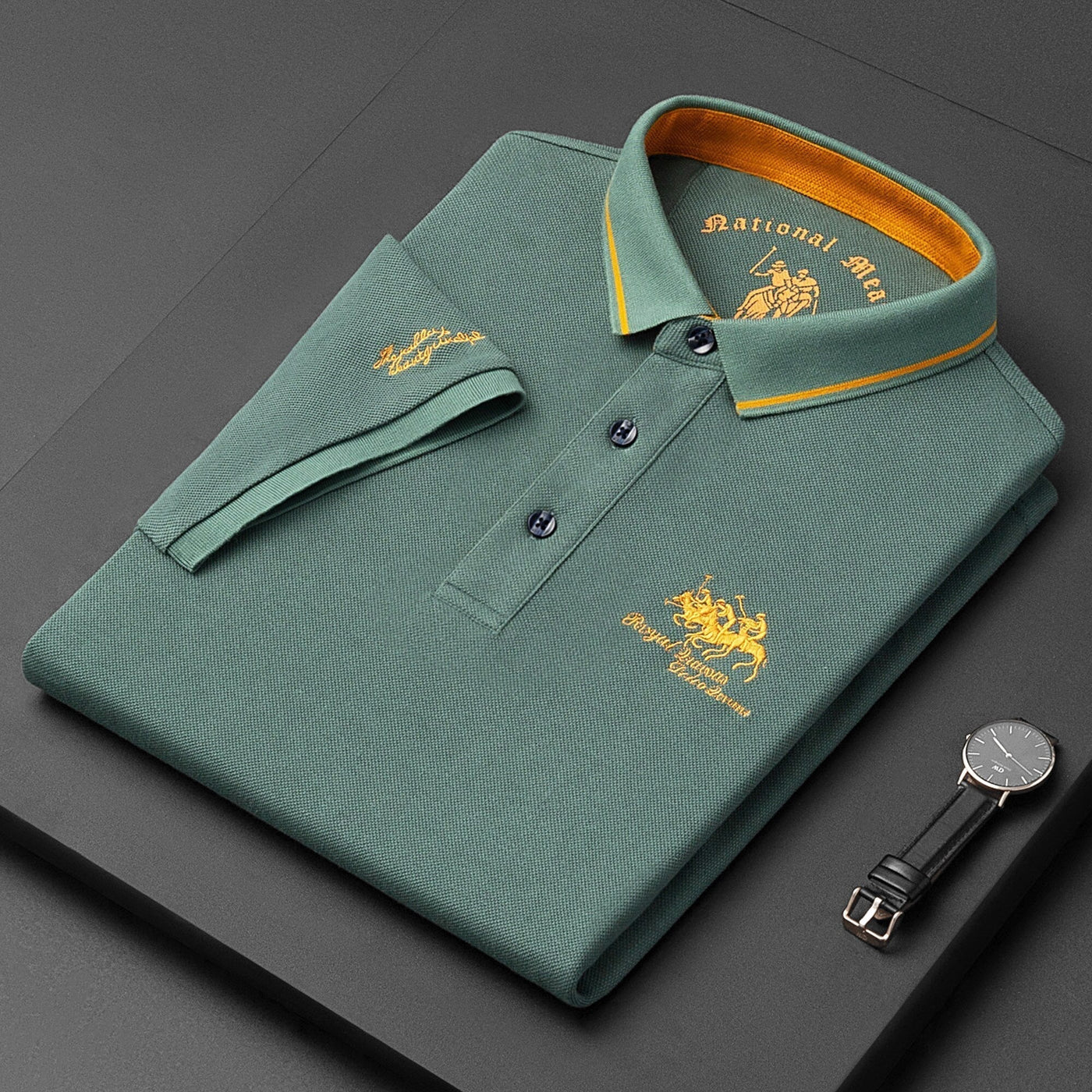 Signature Stitched Polo for men