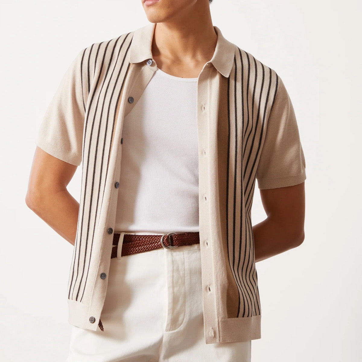 Knit Polo Shirt for men
